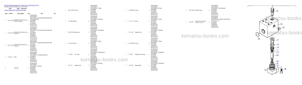 Komatsu pc 5500-6 15141 01.08.2014 Parts catalog cover Page 9