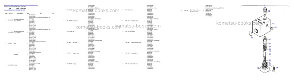Komatsu pc 5500-6 15142 25.08.2014 Parts catalog cover Page 10 Komatsu pc 5500-6 15142 25.08.2014 Parts catalog cover Page 10
