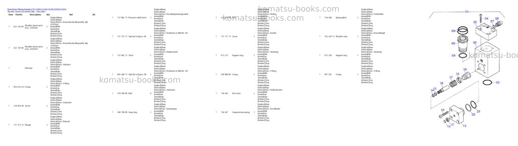 Komatsu pc 5500-6 15143 20.06.2014 Parts catalog cover Page 10