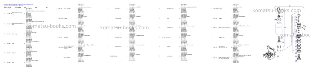 Komatsu pc 5500-6 15143 20.06.2014 Parts catalog cover Page 4