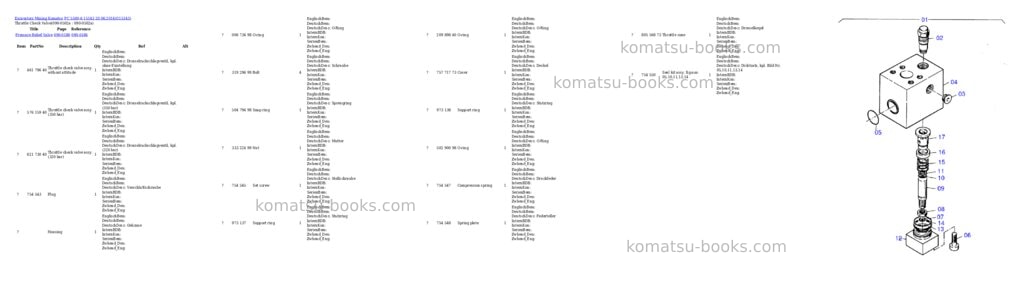 Komatsu pc 5500-6 15143 20.06.2014 Parts catalog cover Page 9