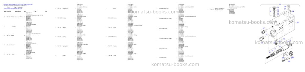 Komatsu pc 5500-6 15144 24.06.2014 Parts catalog cover Page 8 Komatsu pc 5500-6 15144 24.06.2014 Parts catalog cover Page 8