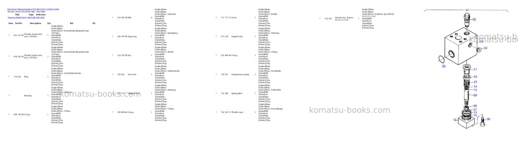 Komatsu pc5500-6 s/n 15146 Parts catalog cover Page 10