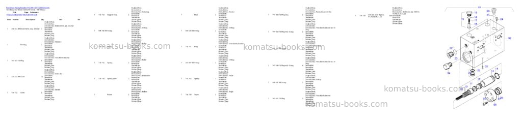 Komatsu pc5500-6 s/n 15146 Parts catalog cover Page 7