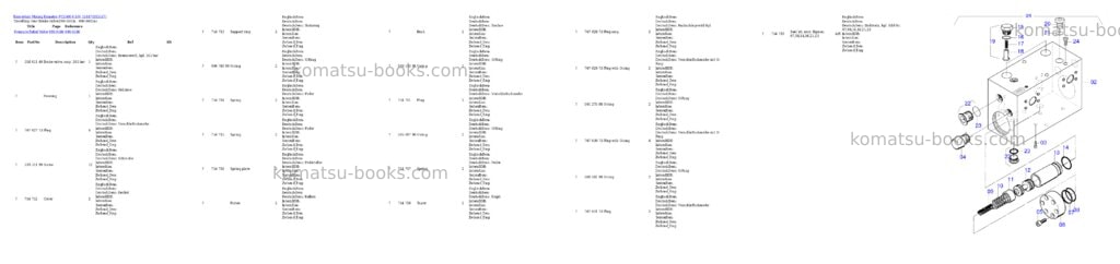 Komatsu pc5500-6 s/n 15147 Parts catalog cover Page 7 Komatsu pc5500-6 s/n 15147 Parts catalog cover Page 7