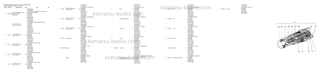 Komatsu pc5500-6 s/n 15149 Parts catalog cover Page 3 Komatsu pc5500-6 s/n 15149 Parts catalog cover Page 3