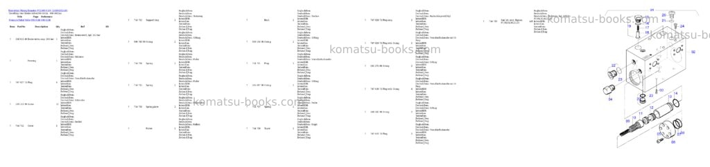 Komatsu pc5500-6 s/n 15149 Parts catalog cover Page 7 Komatsu pc5500-6 s/n 15149 Parts catalog cover Page 7