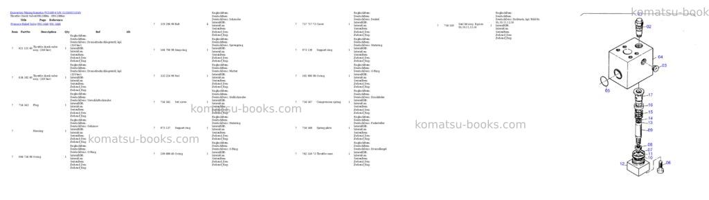 Komatsu pc5500-6 s/n 15150 Parts catalog cover Page 6 Komatsu pc5500-6 s/n 15150 Parts catalog cover Page 6