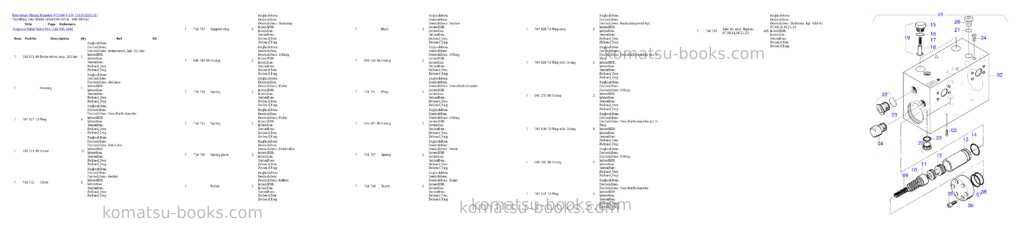 Komatsu pc5500-6 s/n 15151 Parts catalog cover Page 4