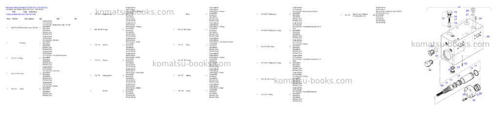 Komatsu pc5500-6 s/n 15152 Parts catalog cover Page 4 Komatsu pc5500-6 s/n 15152 Parts catalog cover Page 4