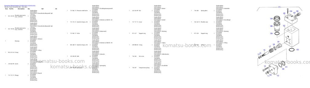 Komatsu pc5500-6 s/n 15152 Parts catalog cover Page 6 Komatsu pc5500-6 s/n 15152 Parts catalog cover Page 6