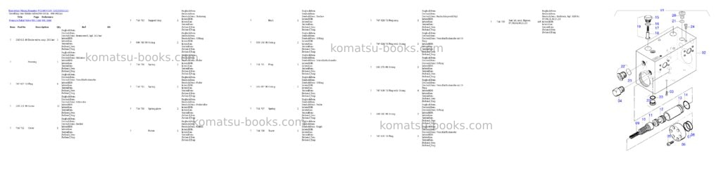 Komatsu pc5500-6 s/n 15153 Parts catalog cover Page 4 Komatsu pc5500-6 s/n 15153 Parts catalog cover Page 4