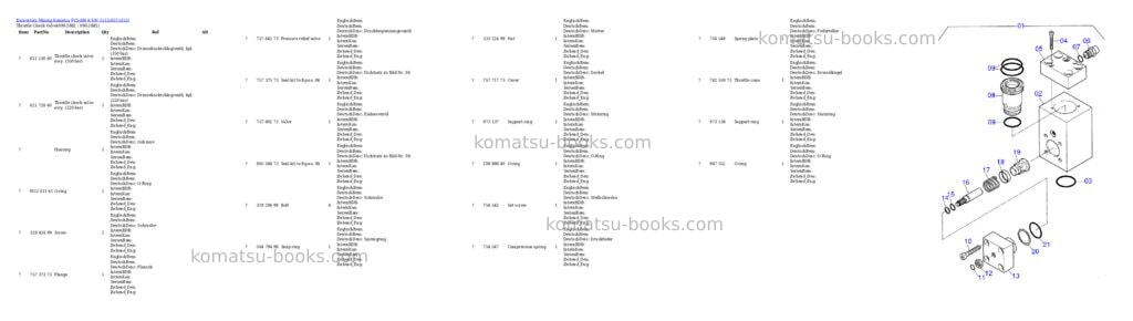 Komatsu pc5500-6 s/n 15153 Parts catalog cover Page 6 Komatsu pc5500-6 s/n 15153 Parts catalog cover Page 6