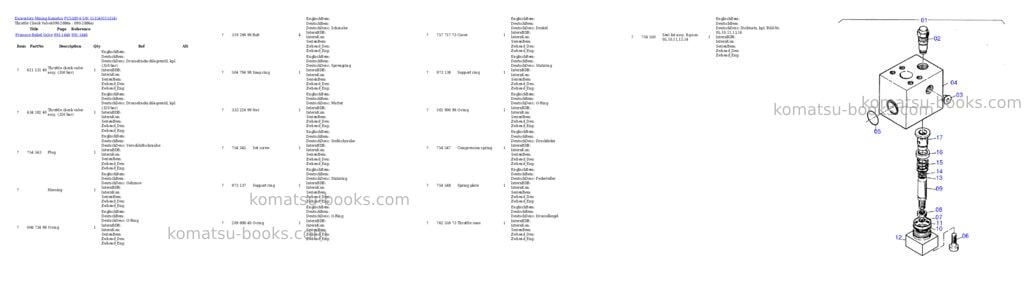 Komatsu pc5500-6 s/n 15154 Parts catalog cover Page 7 Komatsu pc5500-6 s/n 15154 Parts catalog cover Page 7