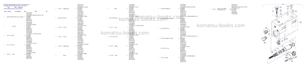 Komatsu pc5500-6 s/n 15155 Parts catalog cover Page 4 Komatsu pc5500-6 s/n 15155 Parts catalog cover Page 4