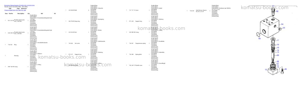 Komatsu pc5500-6 s/n 15155 Parts catalog cover Page 7 Komatsu pc5500-6 s/n 15155 Parts catalog cover Page 7