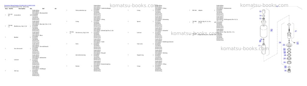Komatsu pc5500-6 s/n 15158 Parts catalog cover Page 3 Komatsu pc5500-6 s/n 15158 Parts catalog cover Page 3