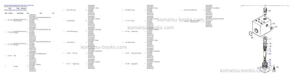 Komatsu pc5500-6 s/n 15158 Parts catalog cover Page 7 Komatsu pc5500-6 s/n 15158 Parts catalog cover Page 7