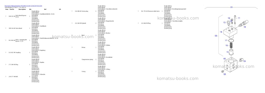 Komatsu pc5500-6 15159 12.06.2017 Parts catalog cover Page 10