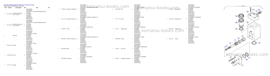 Komatsu pc5500-6 15159 12.06.2017 Parts catalog cover Page 7
