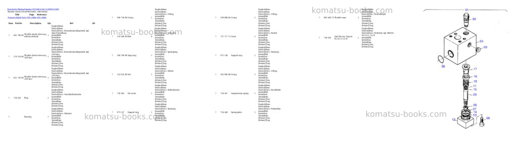 Komatsu pc5500-6 s/n 15160 Parts catalog cover Page 5 Komatsu pc5500-6 s/n 15160 Parts catalog cover Page 5