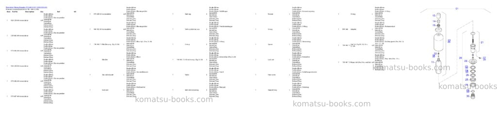 Komatsu pc5500-6 s/n 15161 Parts catalog cover Page 3 Komatsu pc5500-6 s/n 15161 Parts catalog cover Page 3