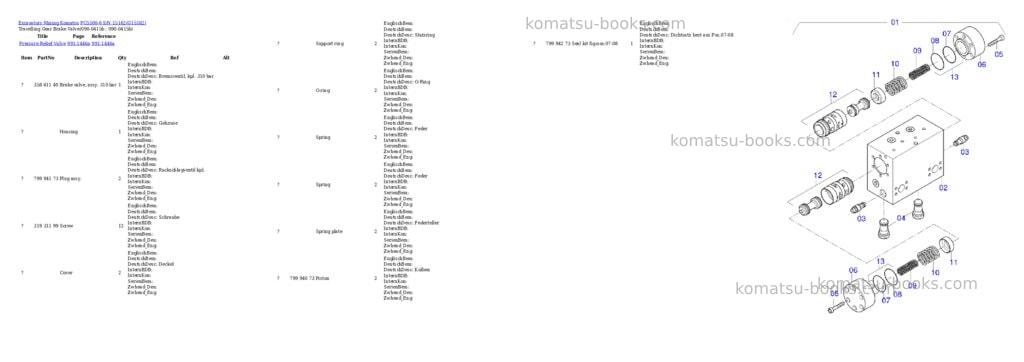 Komatsu pc5500-6 s/n 15162 Parts catalog cover Page 4 Komatsu pc5500-6 s/n 15162 Parts catalog cover Page 4