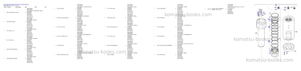 Komatsu pc5500-6 s/n 15164 Parts catalog cover Page 10 Komatsu pc5500-6 s/n 15164 Parts catalog cover Page 10