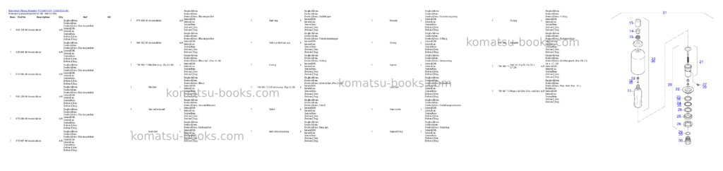Komatsu pc5500-6 s/n 15166 Parts catalog cover Page 3 Komatsu pc5500-6 s/n 15166 Parts catalog cover Page 3