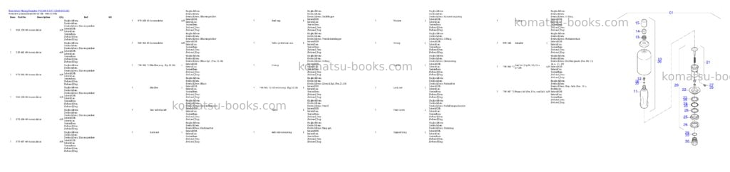 Komatsu PC5500-6 S/N 15168 Parts catalog cover Page 3 Komatsu PC5500-6 S/N 15168 Parts catalog cover Page 3