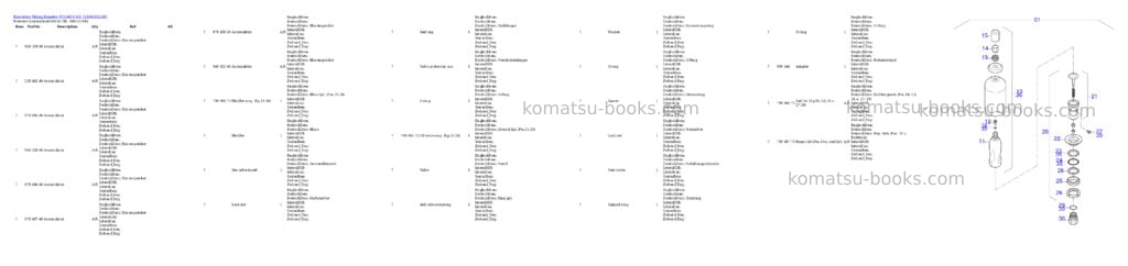 Komatsu PC5500-6 S/N 15169 Parts catalog cover Page 3 Komatsu PC5500-6 S/N 15169 Parts catalog cover Page 3