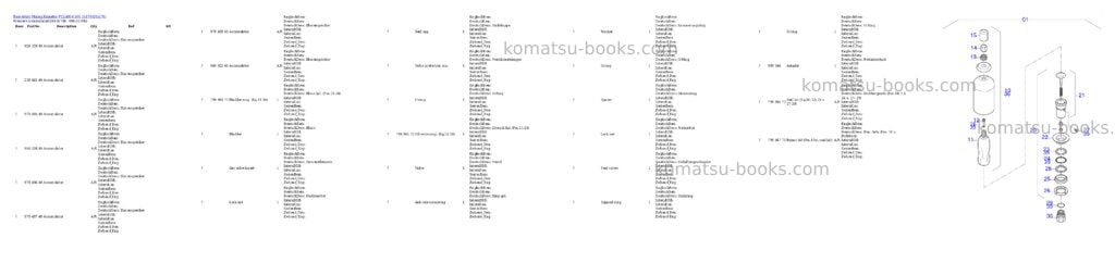 Komatsu PC5500-6 S/N 15170 Parts catalog cover Page 3 Komatsu PC5500-6 S/N 15170 Parts catalog cover Page 3