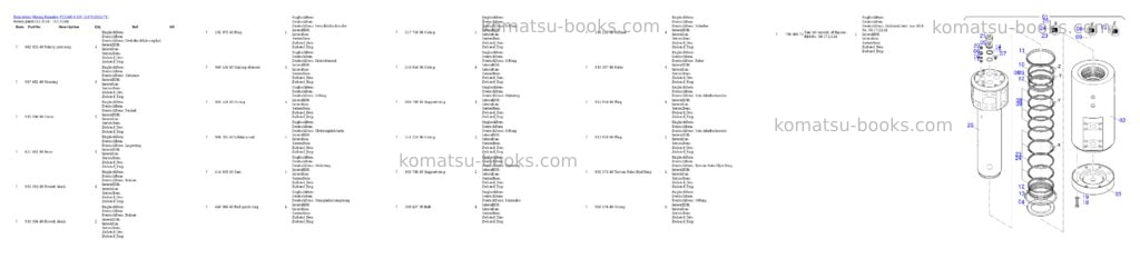 Komatsu PC5500-6 S/N 15171 Parts catalog cover Page 3 Komatsu PC5500-6 S/N 15171 Parts catalog cover Page 3