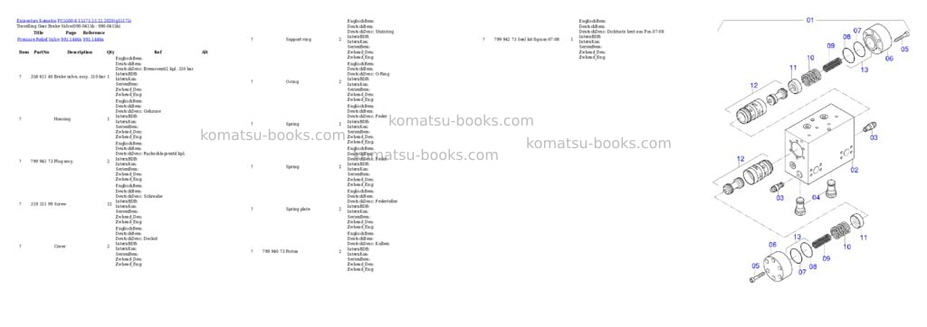 Komatsu PC5500-6 15175 23.12.2020 Parts catalog cover Page 4 Komatsu PC5500-6 15175 23.12.2020 Parts catalog cover Page 4