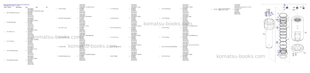 Komatsu PC5500-6 S/N 15179 Parts catalog cover Page 10 Komatsu PC5500-6 S/N 15179 Parts catalog cover Page 10