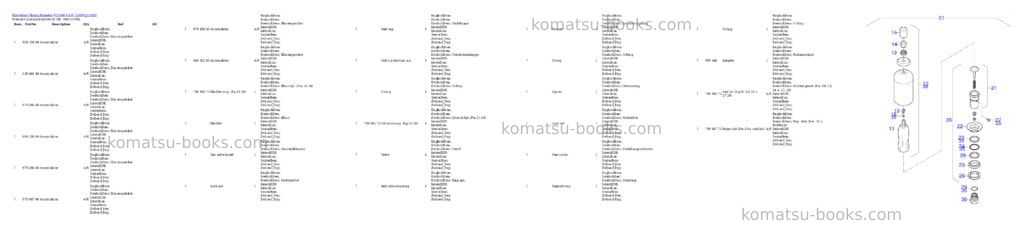 Komatsu PC5500-6 S/N 15180 Parts catalog cover Page 3 Komatsu PC5500-6 S/N 15180 Parts catalog cover Page 3
