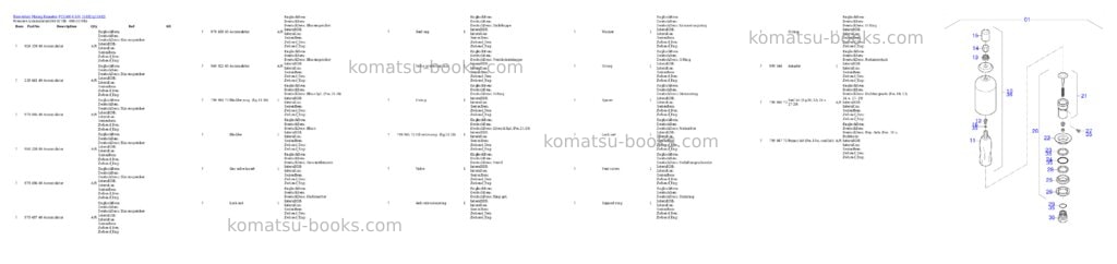 Komatsu PC5500-6 S/N 15182 Parts catalog cover Page 3 Komatsu PC5500-6 S/N 15182 Parts catalog cover Page 3