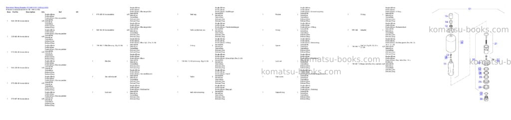 Komatsu PC5500-6 S/N 15185 Parts catalog cover Page 3 Komatsu PC5500-6 S/N 15185 Parts catalog cover Page 3