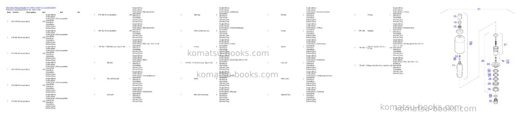 Komatsu PC 7000-6 35 007 05.11.2018 Parts catalog cover Page 3