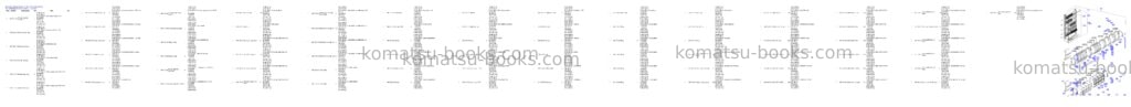 Komatsu PC7000-6 S/N 35014 Parts catalog cover Page 9 Komatsu PC7000-6 S/N 35014 Parts catalog cover Page 9