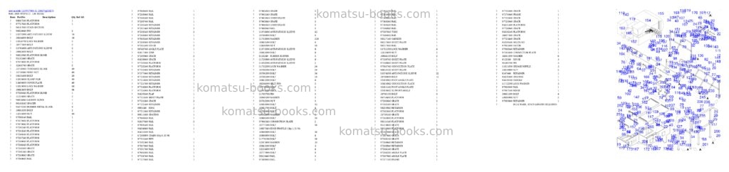 Komatsu PC7000-11 35027 Parts catalog cover Page 10
