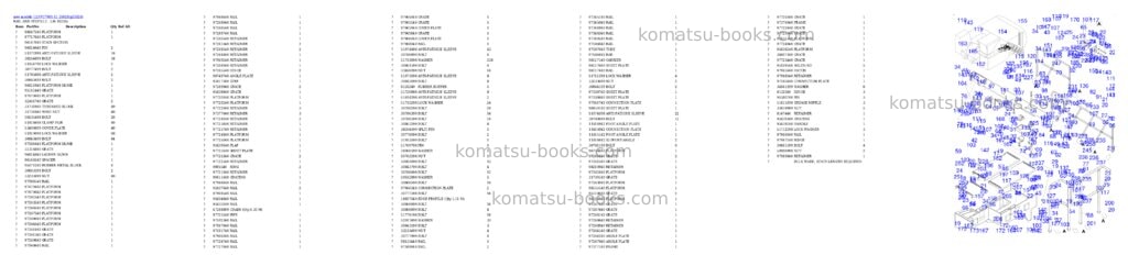 Komatsu PC7000-11 35028 Parts catalog cover Page 2 Komatsu PC7000-11 35028 Parts catalog cover Page 2