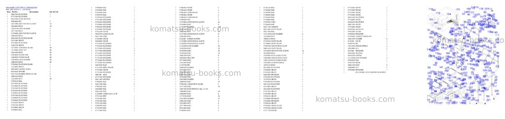 Komatsu PC7000-11 35028 Parts catalog cover Page 3 Komatsu PC7000-11 35028 Parts catalog cover Page 3