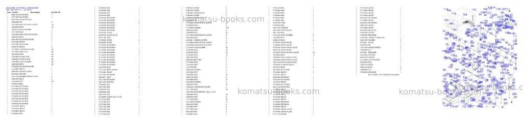 Komatsu PC7000-11 35028 Parts catalog cover Page 4 Komatsu PC7000-11 35028 Parts catalog cover Page 4