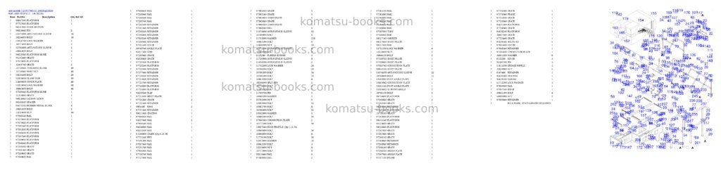 Komatsu PC7000-11 35028 Parts catalog cover Page 5 Komatsu PC7000-11 35028 Parts catalog cover Page 5