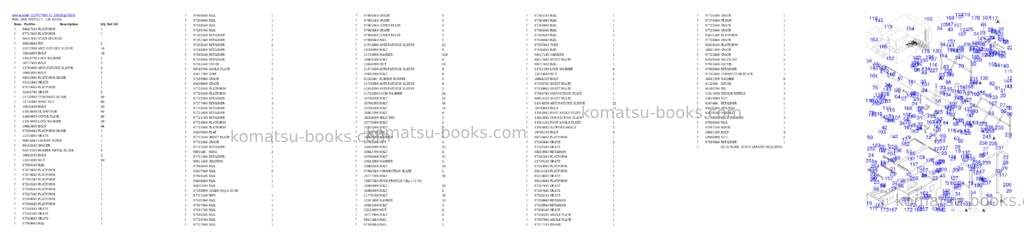 Komatsu PC7000-11 35028 Parts catalog cover Page 6 Komatsu PC7000-11 35028 Parts catalog cover Page 6