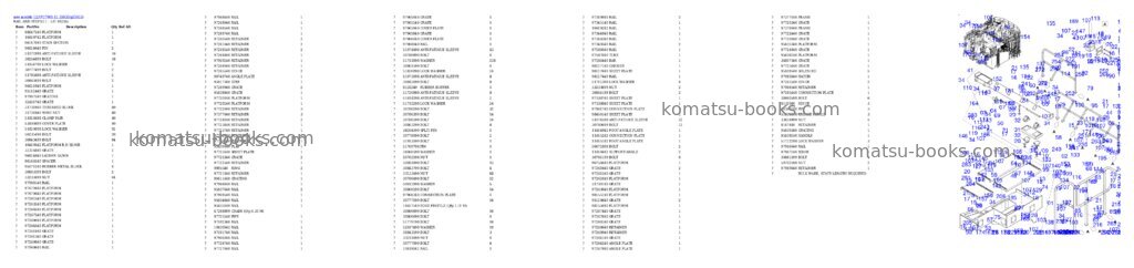Komatsu PC7000-11 35033 Parts catalog cover Page 19