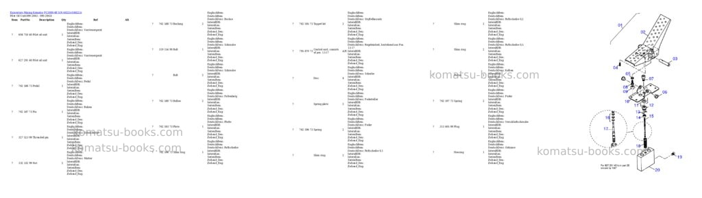 Komatsu pc3000-6e s/n 46225 Parts catalog cover Page 10