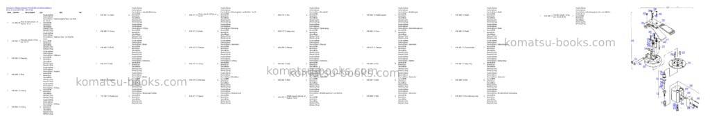 Komatsu pc3000-6e s/n 46225 Parts catalog cover Page 9