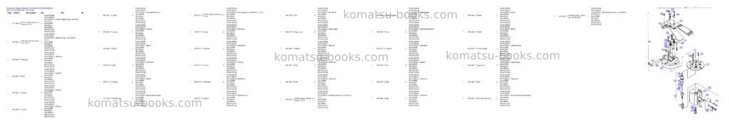 Komatsu pc3000-6e s/n 46226 Parts catalog cover